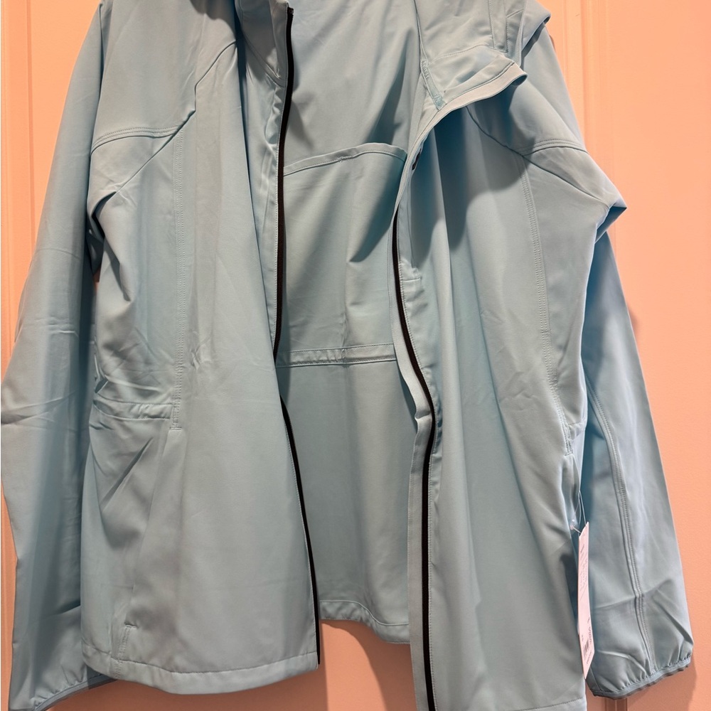 Athleta Light Blue Hooded Softshell Jacket - NWT